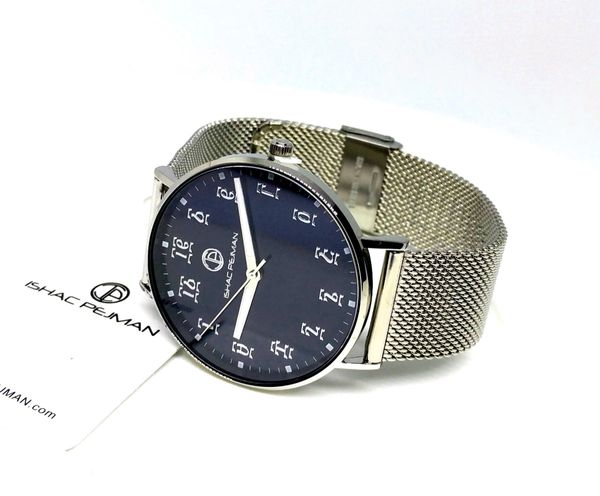 Ge'ez Gentleman's 5 ATM Quartz Watch (Blue face/ Silver Strap Chain)