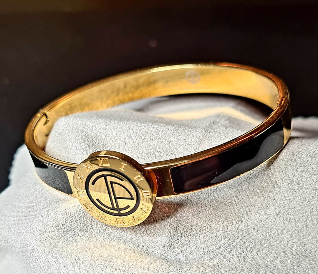 Lady Bangle 14k gold over Stainless Steel