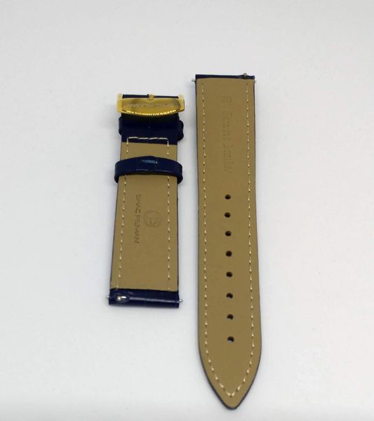 Genuine Italian Leather Strap, 20mm