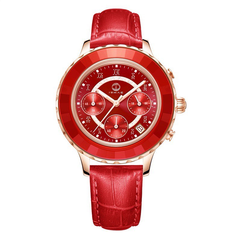 Lady Elegance Geez Watch Red on Red